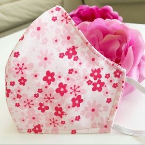 3 for $25 Triple Layer Handmade Face Mask floral
